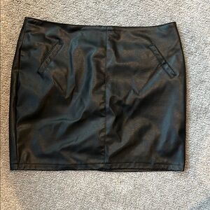 Cotton On Black Mini Pencil Skirt for Work